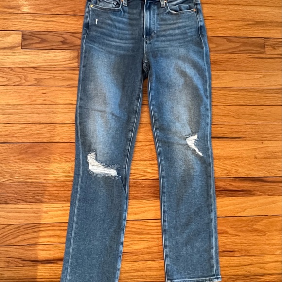 Paige Cindy jeans Distressed Ankle length size 27 - Picture 4 of 7